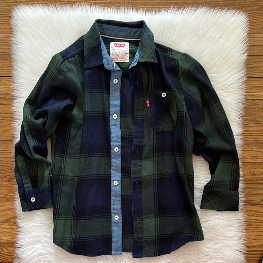 New flannel shirt for a boy